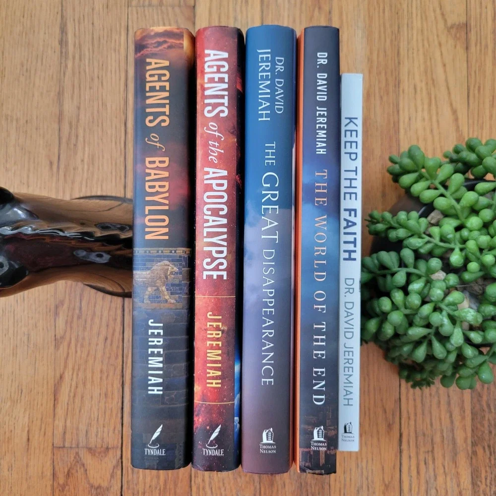 Dr David Jeremiah 5 Book Bundle End Times Prophecy Rapture 2nd Coming‎ Gift